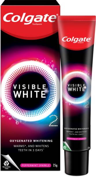 Colgate Visible White O2 Peppermint Sparkle Teeth Whitening Toothpaste