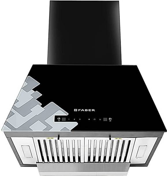 FABER HOOD JARVIS HC SC BK 60 Auto Clean Wall Mounted Black 1200 CMH Chimney