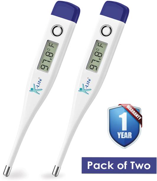 K-life DT-01 Digital Body Fever check Machine for Testing Kids Adults & Babies Temperature (Pack of 2) Thermometer