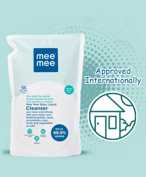 MeeMee Anti Bacterial Baby Liquid Cleanser (500ml) Liquid Detergent