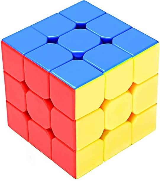 fluffies 3x3 SpeedCube High Speed Smooth Turning Magic Cube Puzzle Brainteaser-RUBIC CUBE
