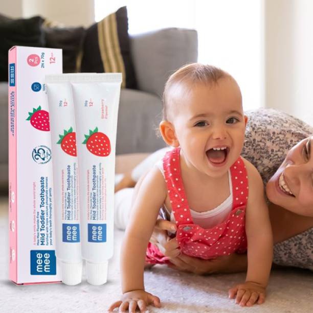 MeeMee Fluoride-Free Toothpaste, Strawberry Toothpaste