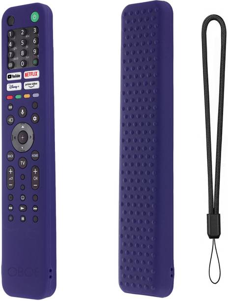 Oboe Front & Back Case for Sony Smart Tv A80J X80J X85J X90J X95J Voice Remote RMF-TX520P Protective Cover with Loop 1