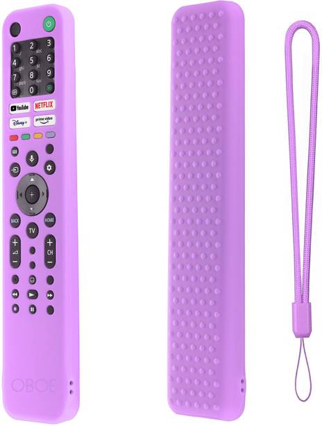 Oboe Front & Back Case for Sony Smart Tv A80J X80J X85J X90J X95J Voice Remote RMF-TX520P Protective Cover with Loop 1