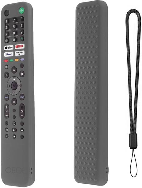 Oboe Front & Back Case for Sony Smart Tv A80J X80J X85J X90J X95J Voice Remote RMF-TX520P Protective Cover with Loop 1