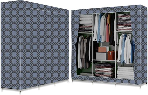 Home Reserve Carbon Steel Collapsible Wardrobe
