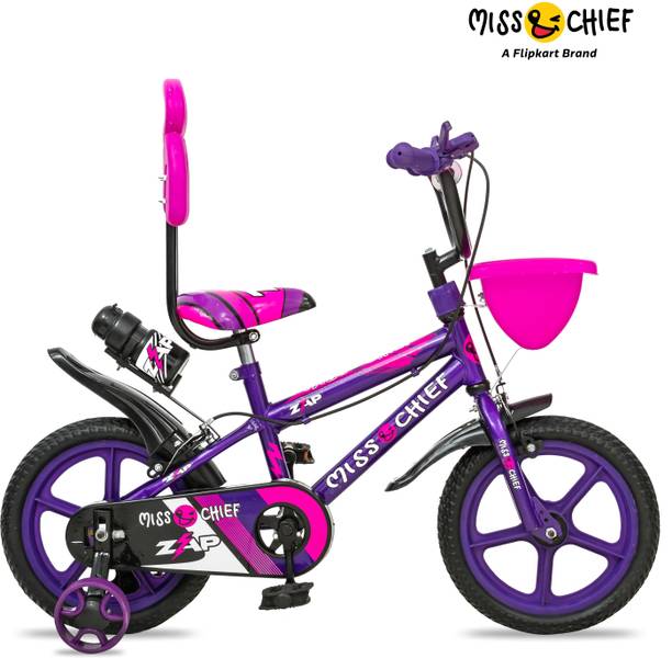 Miss & Chief Zap Durable 90% Assembled Kids Bicycle With Accessories and Mag Wheel 14T 14 T BMX साइकिल