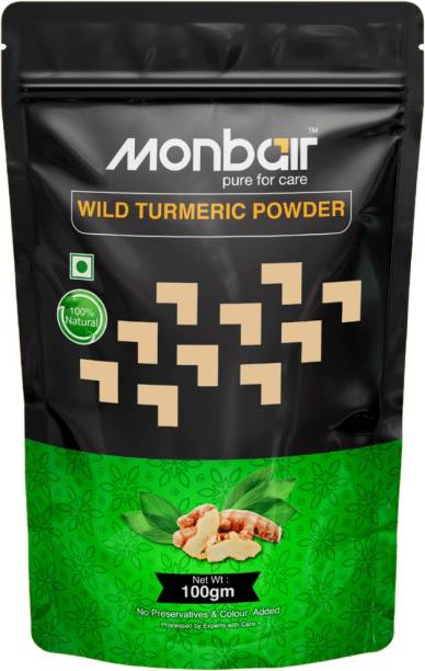 MONBAIR Wild turmeric powder | Kasturi turmeric | kasturi haldi powder 100 g Pack of 1