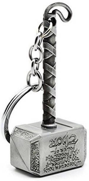 gtrp Thor Silver Hammer Keychain, Thor Ragnarok Marvel Keychain Key Chain Key Chain