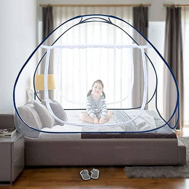 Comfortnet HDPE - High Density Poly Ethylene Adults Washable Double Bed Mosquito net. BL148 HDPE - High Density Poly Ethylene Washable Adults Mosquito Net