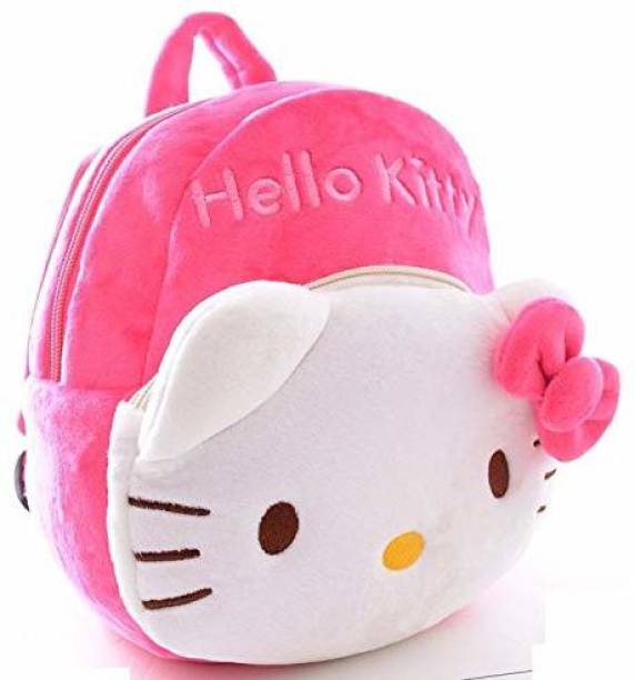 Stakipo bag hello kitty School Backpack Cartoons Fabric Soft Toy School Bag