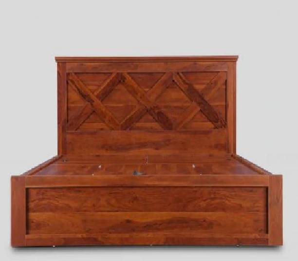 Lakdi Engineered Wood King Box Bed