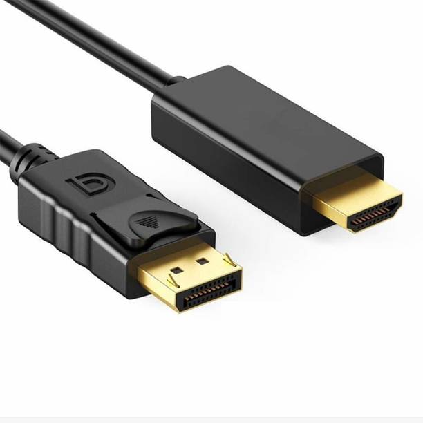 InfiDeals HDMI Cable 1.8 m DP to HDMI Cable for Laptop&Desktop to Connect HDMI Display (Not HDMI To HDMI)