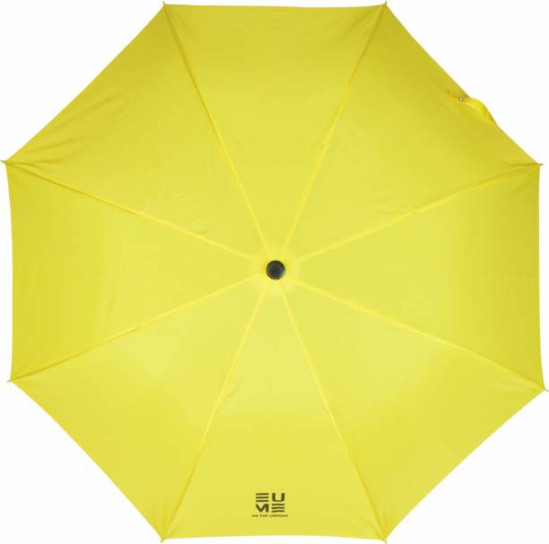 EUME Leatrix 21 Inch 2 Fold Auto-Open Lemon Umbrella