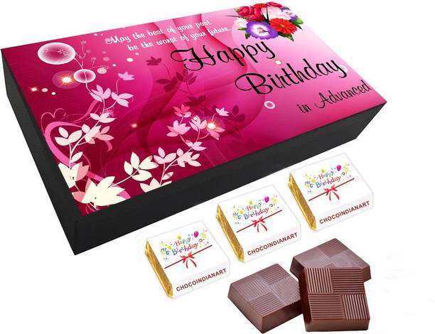 CHOCOINDIANART Friendly Happy Birthday, 06pcs Delicious Chocolate Gift, Truffles