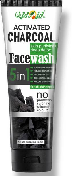 BROER Activated Charcoal  Skin Purifying+Deep Detox Face Wash