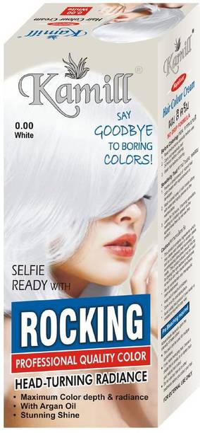 Kamill 0.00 White Hair color For Men / Wome , White