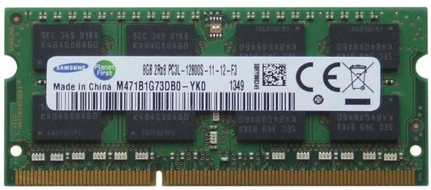 Samsung Low Voltage 1600 MHz DDR3 8 GB (Dual Channel) Mac, Laptop SODIMM (PC3L-12800)
