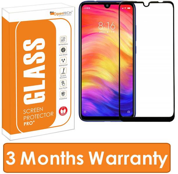 OpenTech Tempered Glass Guard for Xiaomi Redmi Note 7 / Redmi Note 7s / Redmi Note 7 Pro with Edge to Edge Coverage and Easy Installation kit with 3 Months warranty