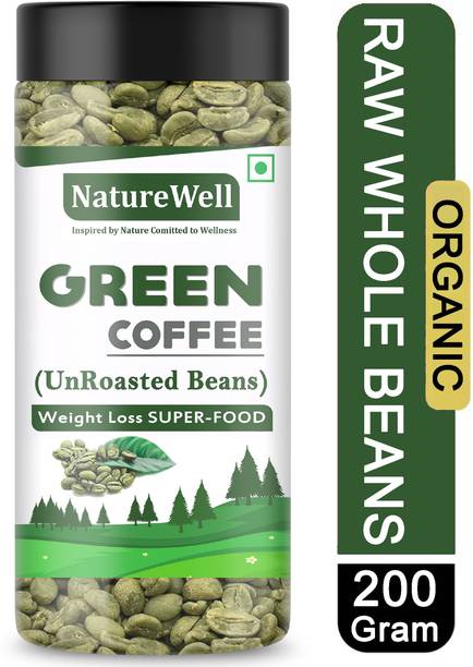 Naturewell Green Coffee beans for Weight Loss (Unroasted Arabica) Coffee Beans