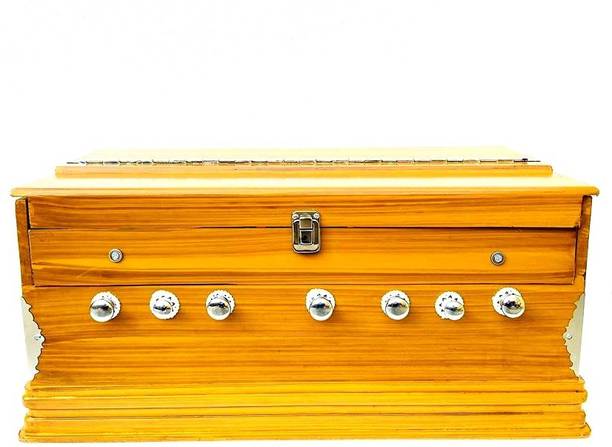 SG MUSICAL Flute 7 Stopper Harmonium, 39 Keys,For Student FSMNH108 3.25 Octave Hand Pumped Harmonium
