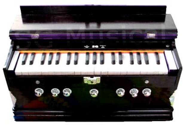 SG MUSICAL Flute 7 Stopper Harmonium, Classical ,For Student FSMNH93 3.25 Octave Hand Pumped Harmonium