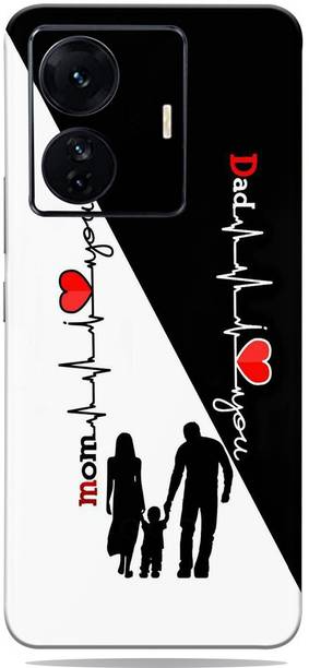 BugguSkin Mom Love Dad Iqoo Z6 5g Back skin Guard, Iqoo Z6 5g Mobile Skin