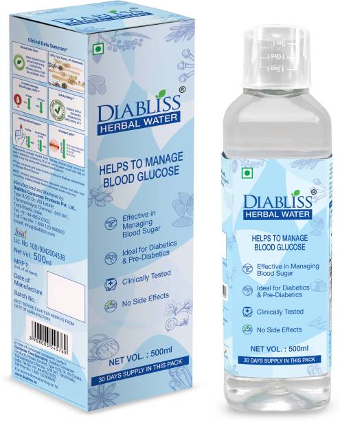 DiaBliss Herbal Water to Manage Blood Glucose for Diabetics & Prediabetics Flavored Water