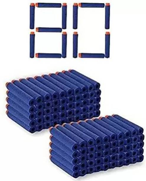 SNM97 Hot Fire Gun Bullet Soft Foam Dart for Nerf Gun Refill _Pack 80 Pcs Darts & Plastic Bullets