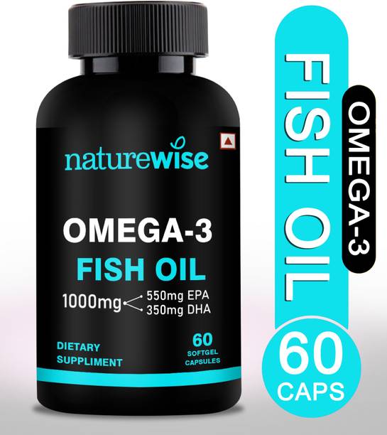 Naturewise Oil 1000 mg | DHA & EPA 550mg | No Fishy Taste | Heart Health
