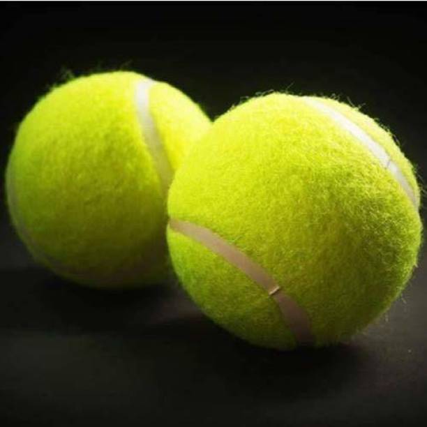 Vikas Green Light Weight Cricket Tennis Ball use for Men Women pack of 2 Tennis Ball