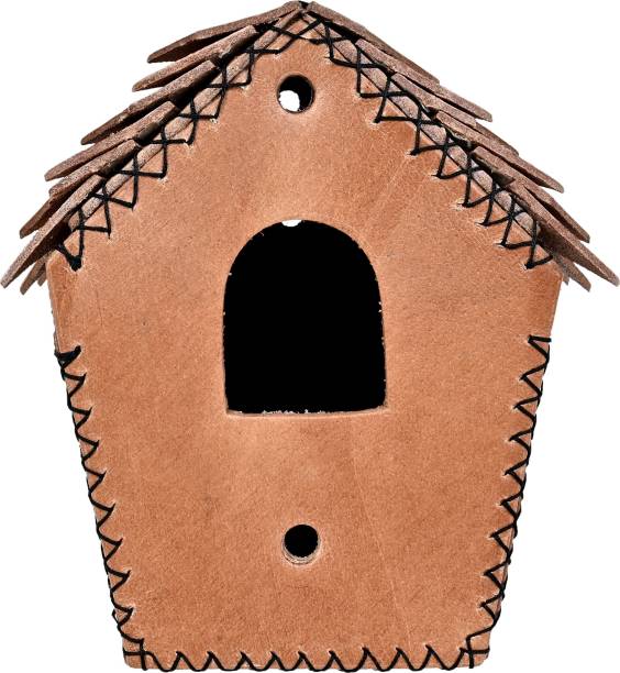 Sparrow Daughter Leather Bird House Nest Box for Garden Bird House