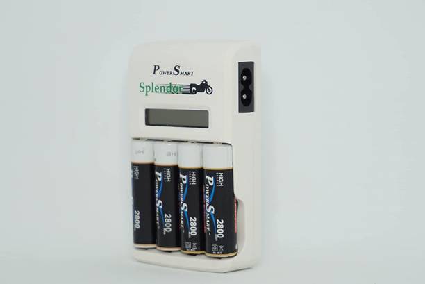 Power Smart PS 346+2800 BP4 Splendor AA-AAA NiCd-NiMH 4 Hour LCD Fast Auto Cut Off Charger  Camera Battery Charger