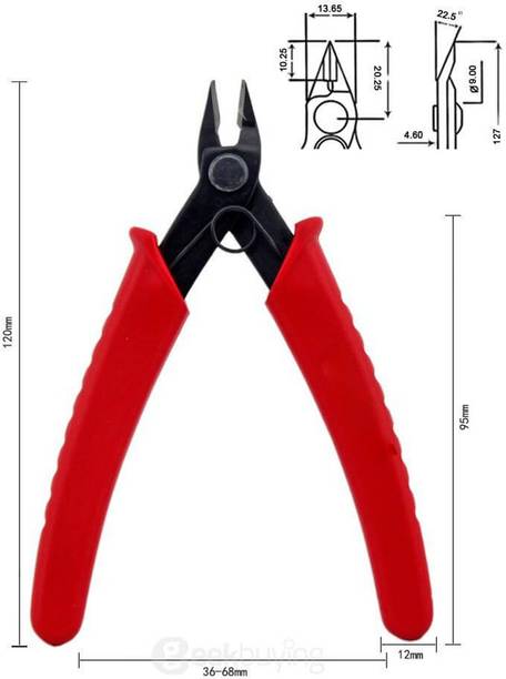 metrotools MINI WIRE CARBON STEEL CUTTING PLIERS ELECTRONIC HAND TOOLS CABLE STRIPPER CUTTER Wire Cutter