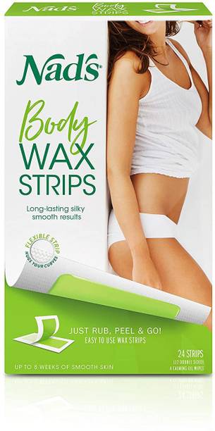 NAD'S Body Wax Strips, 24 Strips Strips