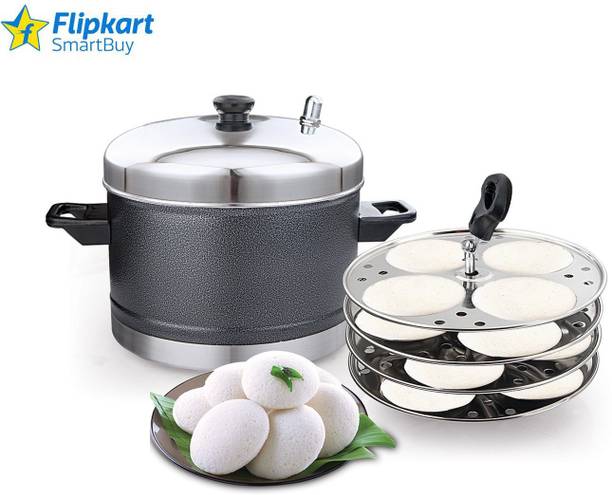 Flipkart SmartBuy Stainless Steel Idli Pot 4Plate With 4 Cavity(Total 16Idlies) Induction & Standard Idli Maker