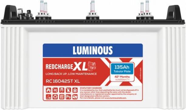 LUMINOUS RC 16042ST XL 135Ah Tubular Inverter Battery