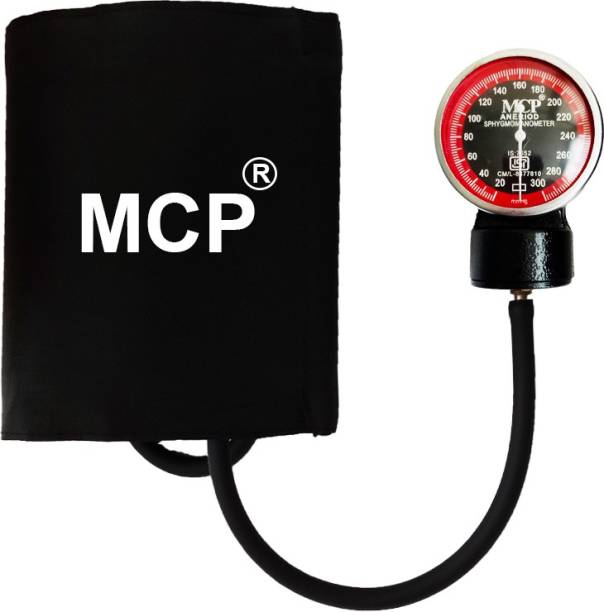 MCP Healthcare Aneroid Clock Dial, BP Monitor With Upper Manual Cuff and Valve Bulb. BP Monitor Bulb