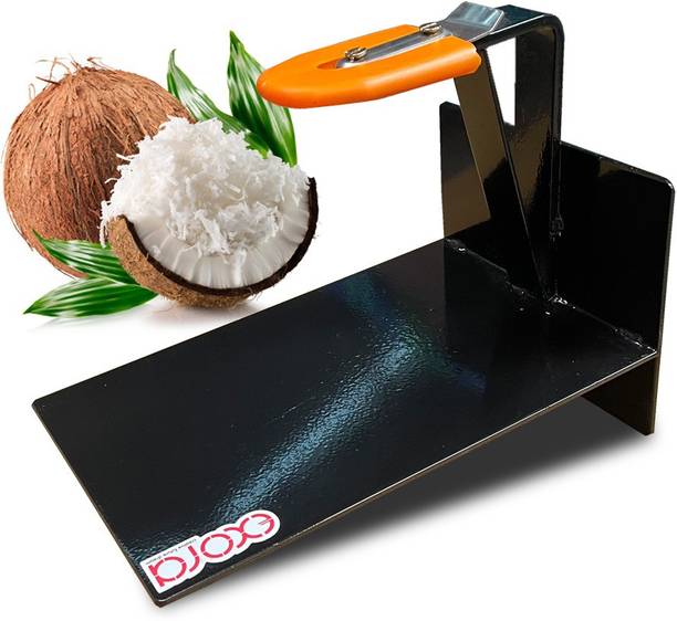 EXORA Table Top Coconut Scraper Chirava flat Black Coconut Scraper