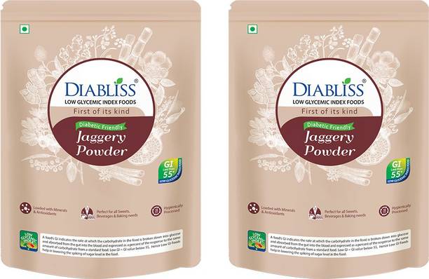 डायबलिस डायबिटिक फ्रेंडली लो ग्लाइसेमिक इंडेक्स (GI) 500 जी पाउच - 2 का पैक पाउडर गुड़