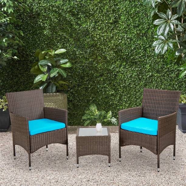 Jiomee Furniture Cane Table & Chair Set
