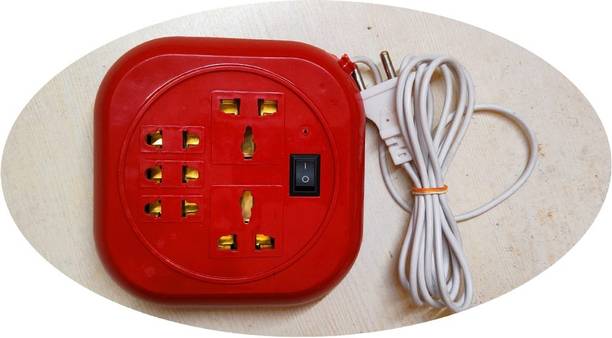 UNI 5 socket joy model extension board with individual switch led indicator 5  Socket Extension Boards