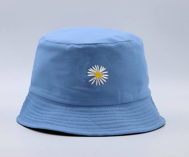 Jamont Unisex Bucket Hat Beach Sun Hat Fishing Hat Reversible Double-Side-Wear