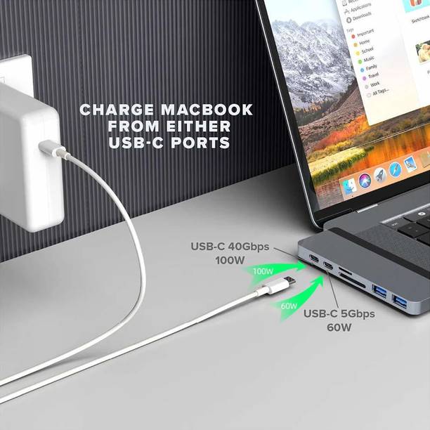 Gabbar SD/TF Reader for MacBook, Other Type C Phones & Devices USB Hub USB C To HDTV HDMI TF SD Card USB 3.0 Multipurpose Device