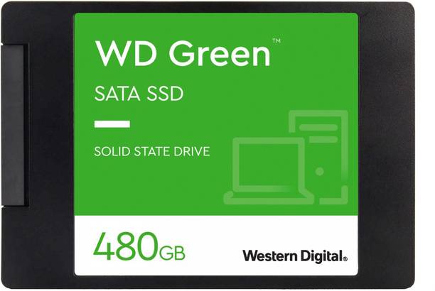 WESTERN DIGITAL WD Green SATA 480 GB Desktop, Laptop Green SATA Internal Solid State Drive (SSD) (WDS480G3G0A)