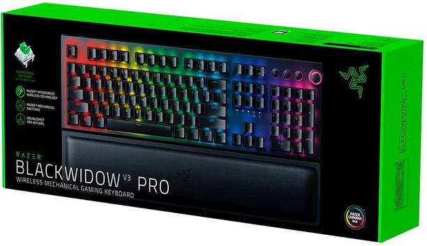 Razer BlackWidow V3 Pro - Wireless Mechanical Gaming Keyboard (Yellow Switch) Wired USB Gaming Keyboard