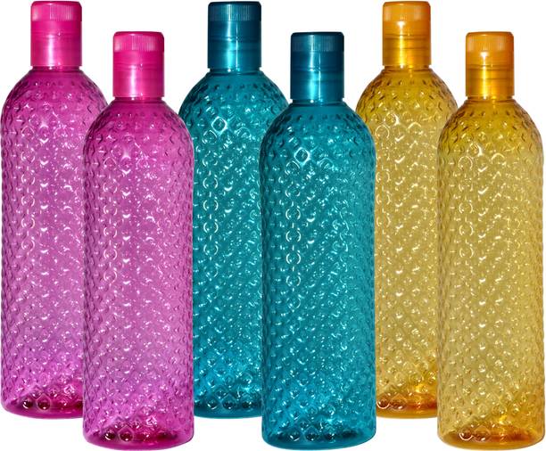 Antic Dimond Design Plastic Fridge,office,Home Water Bottle 1000 ml Bottle 1000 ml Bottle