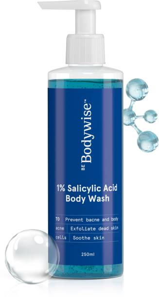 Bodywise 1% Salicylic Acid Body Wash for Women for Cleansing Skin & Preventing Body Acne
