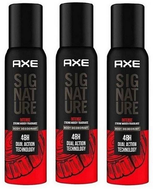 AXE Signature Intense Body Spray Each 122ml Set 3 Deodorant Spray - For Men