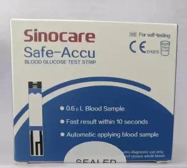 Sinocare 0123 50 Glucometer Strips